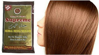 Supreme Herbal Henna Mehandi Light Brown Hair Dye Review On Gray Hairs