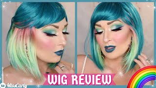 Lace Front Wig Review Eva Hair -  Hidden Rainbow   - Wow!