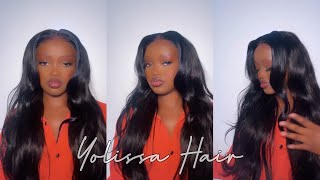 Perfect Gift For Christmas Holiday The Best Quality Body Wave Wig Ft Yolissa Hair