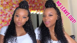 No Leave Out | Half Up Half Down | Protective Style | Amazing Beauty Hair