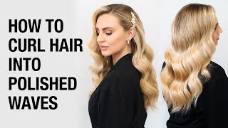 How To Curl Hair Into Polished Waves | Festive Event Hair Styling Tutorial | Kenra Professional