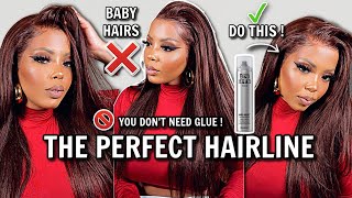  Say No To Baby Hair Best Pre-Plucked Hairline Undetectable Hd Lace Kinky Straight Wig Wowafrican