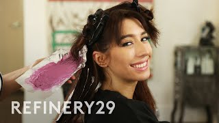 I Bleached My Box Dyed Brown Hair Red | Hair Me Out | Refinery29