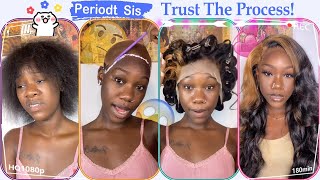 Hair Transformation I'M Shook!Sew-In Weave W Hd Frontal | Dyed Color Part.2 #Ulahair