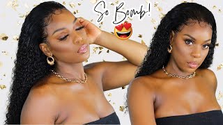 This Curly Wig Is So Bomb!| Watch Me Slay It!| Unice Hair