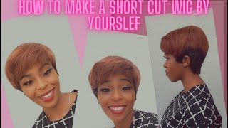 Diy How To Make A Short Cut Pixie Wig - Beginner Friendly