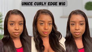 Unice Curly Baby Hair Wig Install & Unboxing | Hd Frontal | Amazon Wig Review | Bald Cap Method