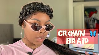 Butterfly Braid On Frontal Wig Ft. Ms Coco Hair