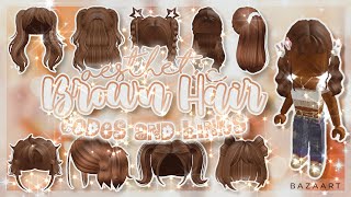 *New* Aesthetic Brown Hair | Codes & Links! | Roblox Bloxburg