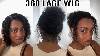 Watch Me Attempt My First 360 Curly Lace Wig | Ft. Yokada Hair