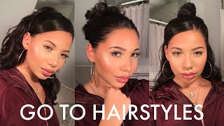 Easy & Heatless Go To Hairstyles