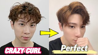 How : Style Crazy Curly Hair  + 16 Hair Tips | Korean Hairstyle Tutorial Juan Qu Tou Fa Zao Xing  Is