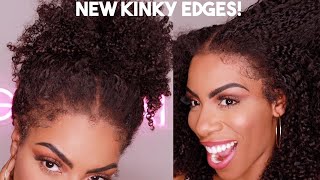 It'S Here!! **New 4A Kinky Curly Wig With 4C Kinky Edges! Multi Textured #Wig Most Natural Inst