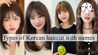 Types Of Korean Haircut With Names #Korean #Koreanhaircut  #Haircut
