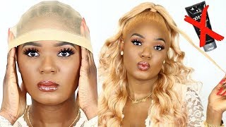 No More Glue Sis.  How I Apply & Lay My Lace Wigs For Beginners Ft. Wigsbuy | Omabelletv