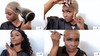 Funny 360 Lace Front Wig Tutorial Ft. Superbwigs  | South African Youtuber