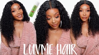 Easy 5X5 Hd Closure Wig Install| 20 Inches Using Olive Oil Wig Grip Spray Ft. Luvme Hair