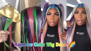 Diy Rainbow Hairtrue Review By Hairstylist *Andrecavasier* | Test 613 Straight Bundles Ft Ula Hair.
