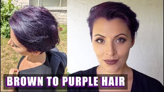 Dying My Brown Hair Purple?! | Arctic Fox + Manic Panic