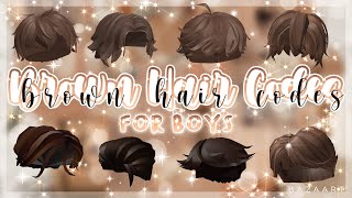 Brown Hair Codes & Links For Boys (Short Hair) | Roblox Bloxburg
