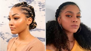 Cute And Trendy "Braided" Hairstyles For Natural Hair