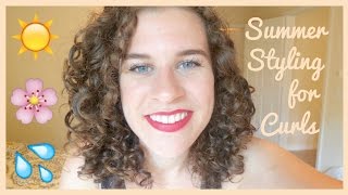 My Summer Curly Hair Styling Routine (2016)
