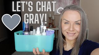Gray Hair Journey Update: How Gray Is My Hair And Current Favorites Heat Protectants!