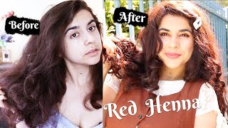 How I Dye My Dark Brown Hair With Red Henna