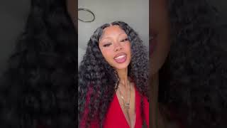 This 30" Water Wave Wig Is Everything | Curlyme Hair #Shorts #Curlyhair #Longhair