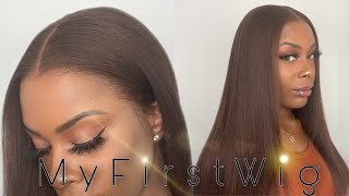 Perfect Everyday Wig | No Baby Hairs | Philiperic Layered Straight Lace Front | Myfirstwig
