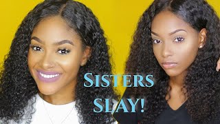 Sisters Slay! Wig Transformation| Remy Vs Brazilian Virgin Hair|Rpghair.Com | Petite- Sue Divinitii