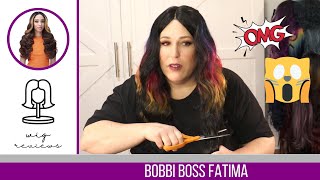 Yes I Did Cut It!! Bobbi Boss Mlf654 Fatima Wig Review | 2 Colors!