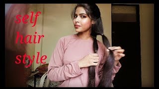 Easy Beautiful Hairstyle For Long Hair /Festivals /Party/Wedding