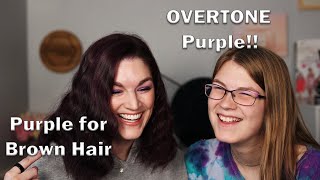 Overtone Purple For Brown Hair!! - Let'S Try Another One...