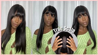 One Minute Install!True Scalp Bang Wig | Perfect Protective Style Ft. Gorgius Hair