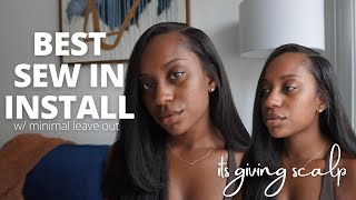 Natural Sew In With Leave Out | Wash + Install + Style | Better Length