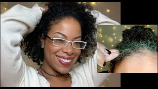 I Successfully Dyed Over Henna And Gray Hair | Garnier Nutrisse Intense Black Indigo Not Sponsored