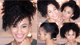 5 Quick And Easy Hairstyles For Short Natural Hair