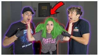 Dying My Sisters Hair While She'S Asleep Prank!!