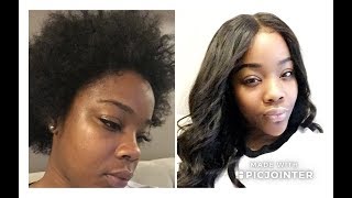 Transformation Slay| Super Natural 360 Lace Wig By Yswigs