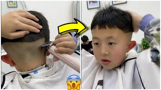 6-Year-Old Boy Becomes China'S Craziest Hairdresser | Talented Baby Boy Hair Stylist |16}|
