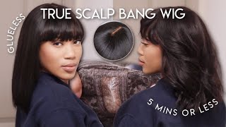 Quick And Easy | Straight True Scalp Bob Wig Ft. Gorgius Hair