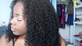 How To Define Curls On Extremely Curly Hair/Weave || Beautiful Entity