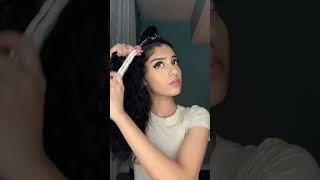 Have You Tried Heatless Curls Yet? Credit From Tiktok: Idkkneha #Hair #Hairtutorial #Hairstyle