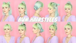 10 Bun Hairstyles For Short Hair
