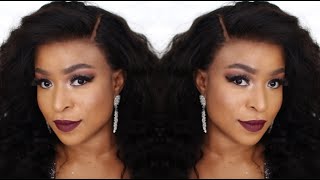 How To Achieve A Voluminous Curls With 360 Lace Front Wig  Ft Tinashe Hair