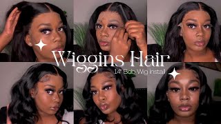 14" Body Wave Wig Install || Wiggins Hair