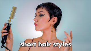How I Style My Grown Out Buzzcut Hair