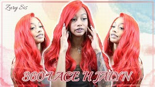 Zury Sis Synthetic 360 Lace Free Part Wig - 360 Lace H Jalyn @Glamourtress.Com