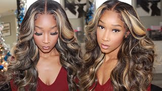 Step By Step Lace Frontal Install Tutorial. Trendy Balayage Wig. Megalook Hair
